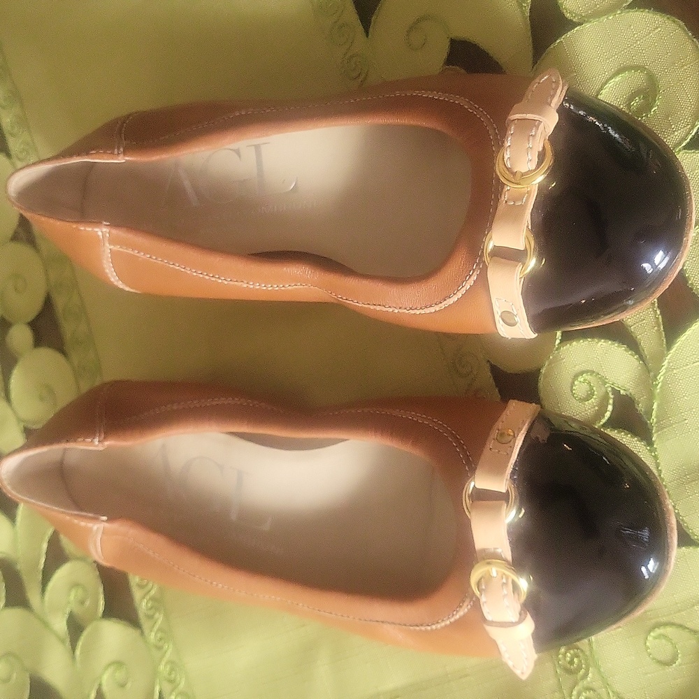 Attilio Giusti Leombruni Leather Monika Cap Toe Ballet Flat